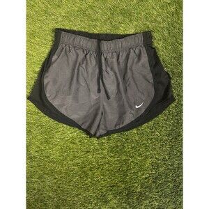 Nike Dri-FIT Grey Black Shorts Women's Small Logo